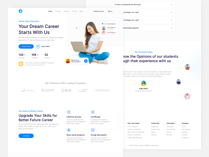 education-landing-page